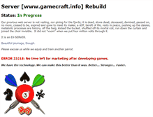 Tablet Screenshot of gamecraft.info